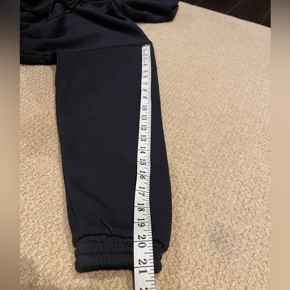 Zara sweatsuit set, wide leg pants with hoodie size XS, S - Picture 4 of 8